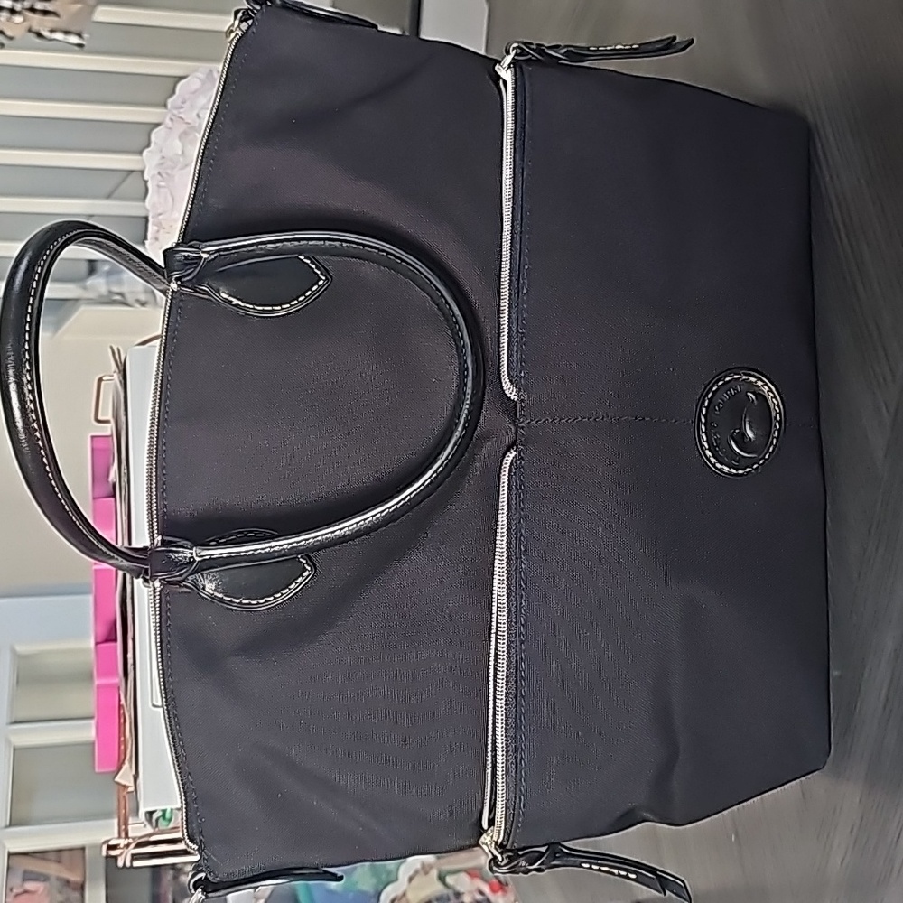 Dooney & Bourke Large Pocket Canvas Satchel
